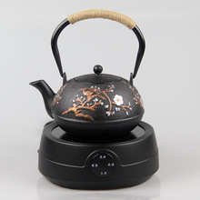 電陶爐煮茶器鑄鐵茶壺套裝 鐵壺廠家批發 日本砂鑄法燒水泡茶鐵壺