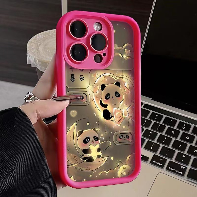 Para parejas iphone16promax funda para teléfono móvil niña Apple 15 anti-caída 14pro/13 lindo 12 nuevo