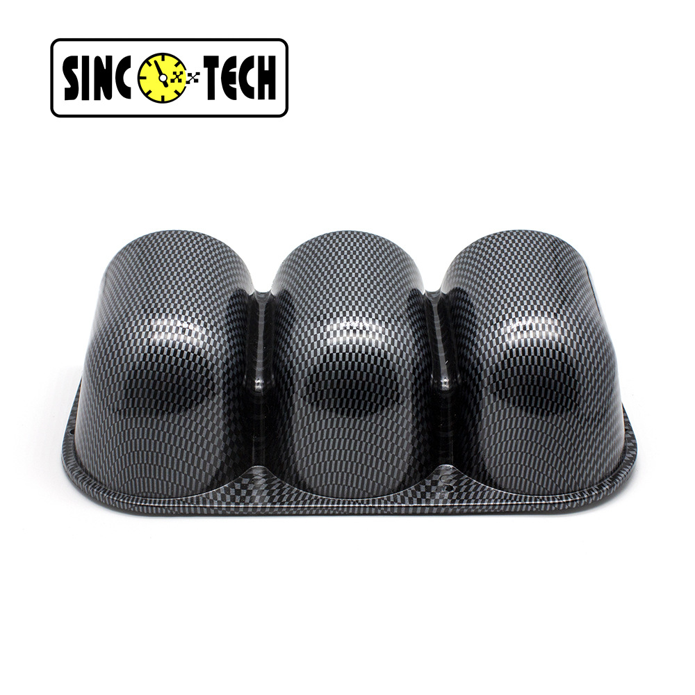 Car Instrument Modification Universal Single Hole Double Hole Three Hole Instrument Frame 52mm Triple Instrument Holder Instrument Cover