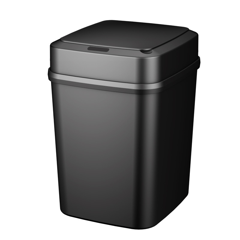 La basura de inducción inteligente puede inducción automática con tapa sala de estar cocina baño hogar clasificación basura fabricante