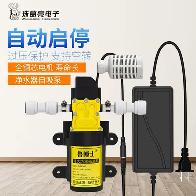 12v pressurized pump, self-priming pump, pure water machine motor, rural water purifier, diaphragm water pump, 1/4 inch and 1/2 inch booster pump (Water pump)