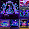 Amazon Cross border Electricity supplier Fluorescent multi-function Tapestries Wall hanging Blanket make