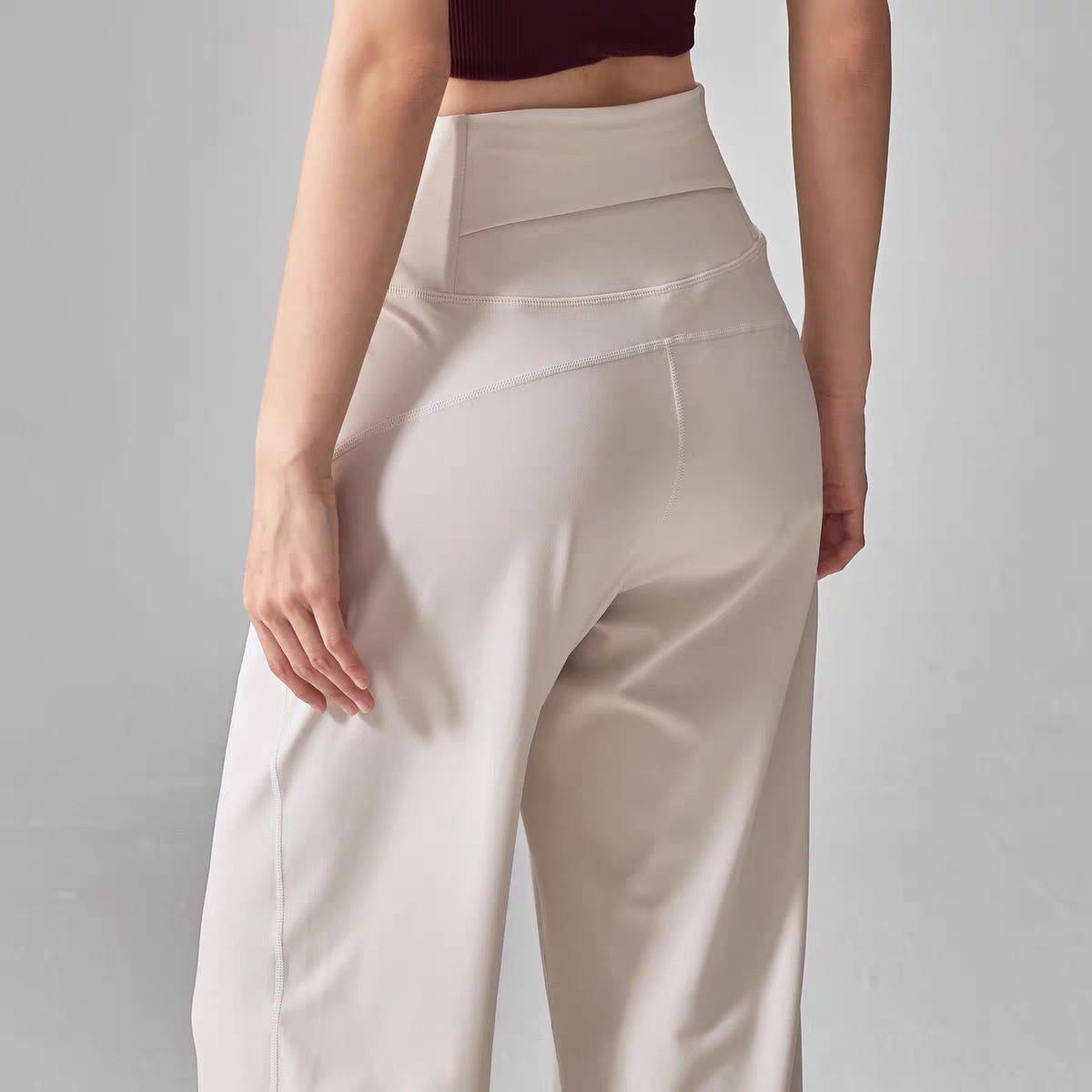 Women's Yoga Pants Autumn New Loose High-Waisted Slimming Casual Sports Straight Pants for Outdoor Running Training Fitness Pants