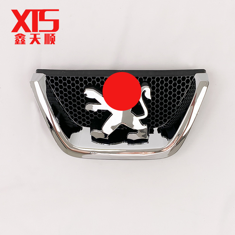 Dongfeng Fits Dongfeng Peugeot 408 front grille logo 7810Z0 (Car logo) - car-logo-color-gray