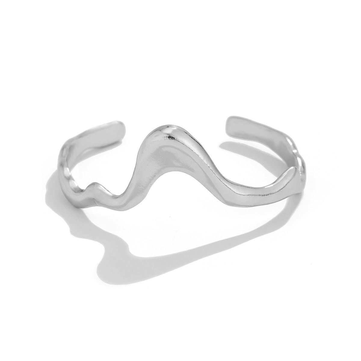29g Weight Bracelets, Necklace Classification 1 Piece Quantity Holiday, Daily Occasion Alloy Material Irregular Pattern Women's Gender Punk, Streetwear Style Punk Streetwear Irregular Alloy Women's Bracelets Necklace 41