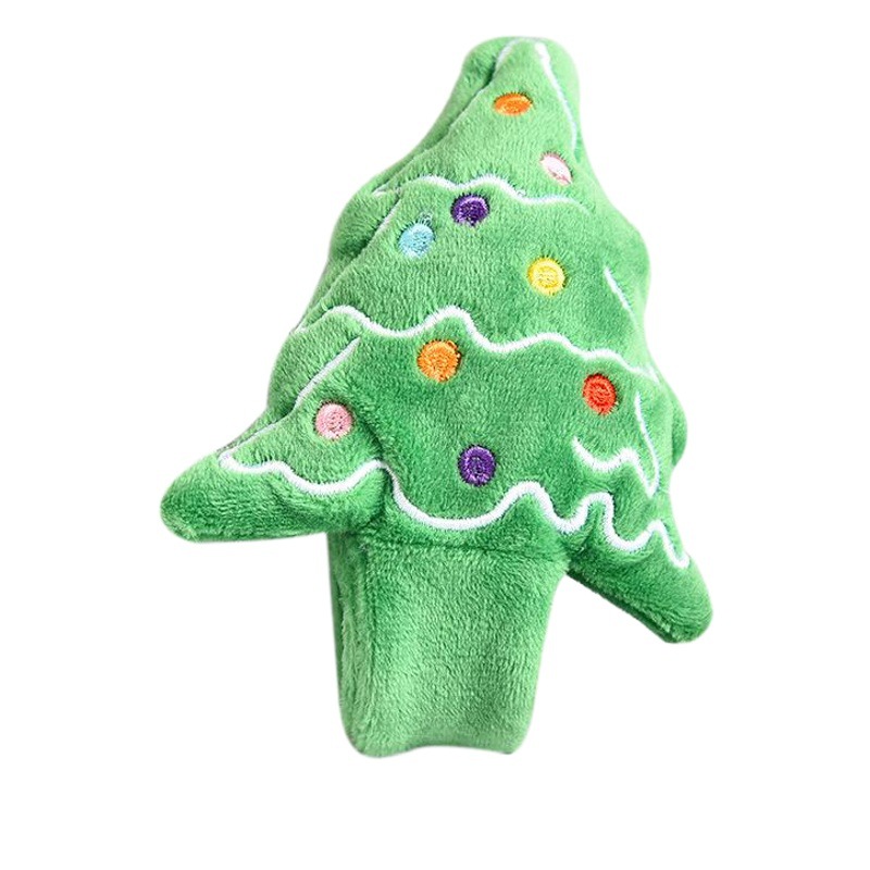 Hong Kong amor Santa Claus oso raqueta anillo lindo niños franela pulsera luminosa Navidad anillo regalo