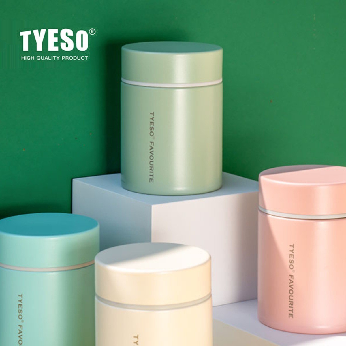 Taishuo 여성용 보온병 컵, 휴대용, 소형, 고가치, 미니, 단순 304 스테인레스 스틸 학생 물컵