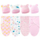 Cotton baby anti-shock swaddling baby 0-6 months newborn baby spring and autumn quilt summer thin sleeping bag towel