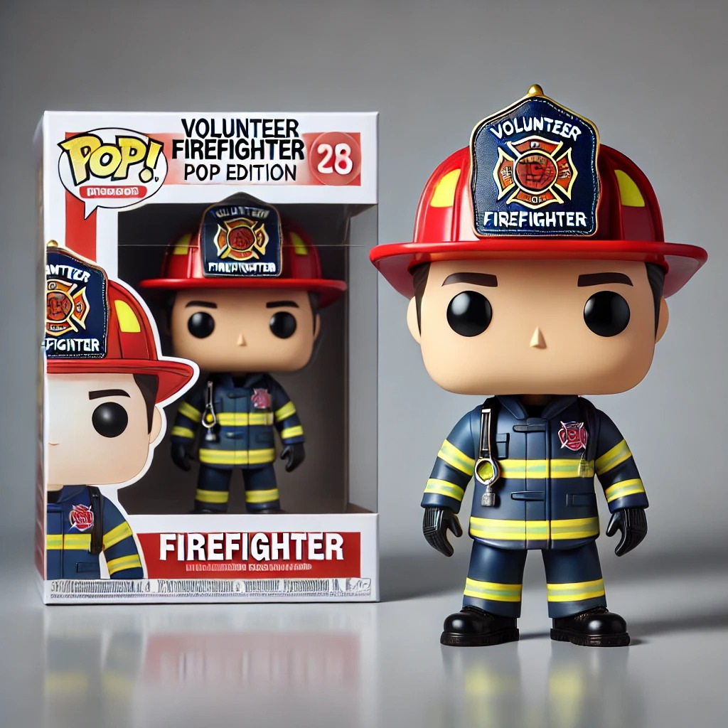 Nuevos productos Personajes de películas creativas Muñecas de bombero Adornos de figuras de San Valentín Colección de periféricos Mobiliario de escritorio Burbujas