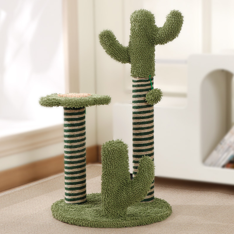 Le chirriante cactus marco de escalada para gatos tabla de agarre para gatos de sisal sin caspa poste de agarre para gatos nido para gatos fabricante de árboles para gatos juguetes para mascotas