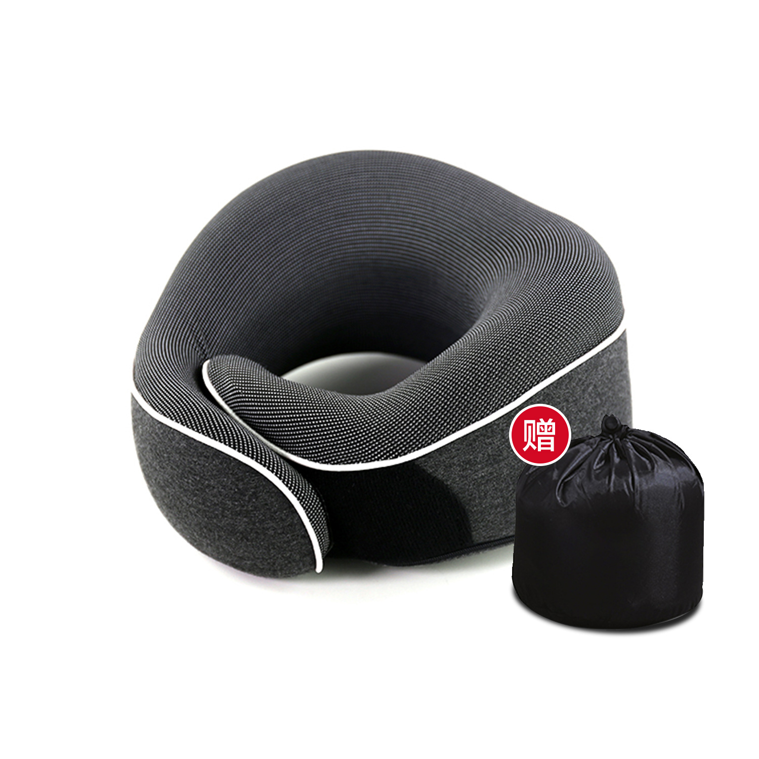Ventas transfronterizas calientes almohada de memoria espacial almohada de cuello almohada caja de almacenamiento almohada de memoria almohada de algodón de rebote lento almohada de tipo u