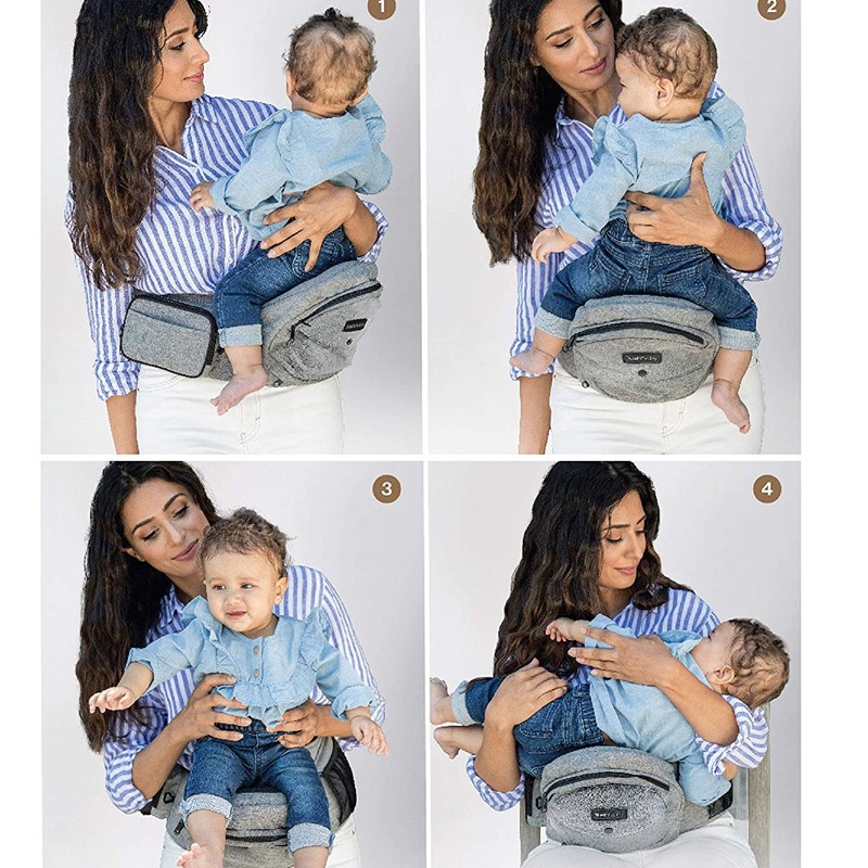 Tushbaby クロスボーダー ウエスト スツール 幼児用 多機能 シングル 子供用 ストラップ ベビードール 抱っこ紐 複数の月齢に適しています