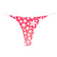 LoDanve double-layer thin belt sexy thong low waist double-layer bikini cotton women's t pants sports fitness underwear