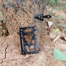 户外多功能18合一EDC开瓶器 开罐器 螺丝刀 小扳手工具钱包卡片刀