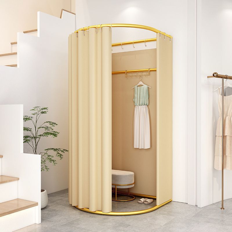 Cortina de vestuario portátil plegable simple para vestuario de vestuario móvil temporal del centro comercial