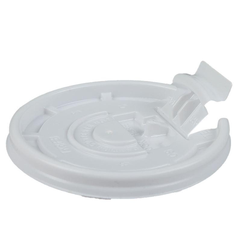 Tapa de plástico PS de calibre 80/90 para taza de café, taza de leche de soja, taza de té con leche, tapa con interruptor, tapa de rosca a prueba de fugas, tapa de botella.