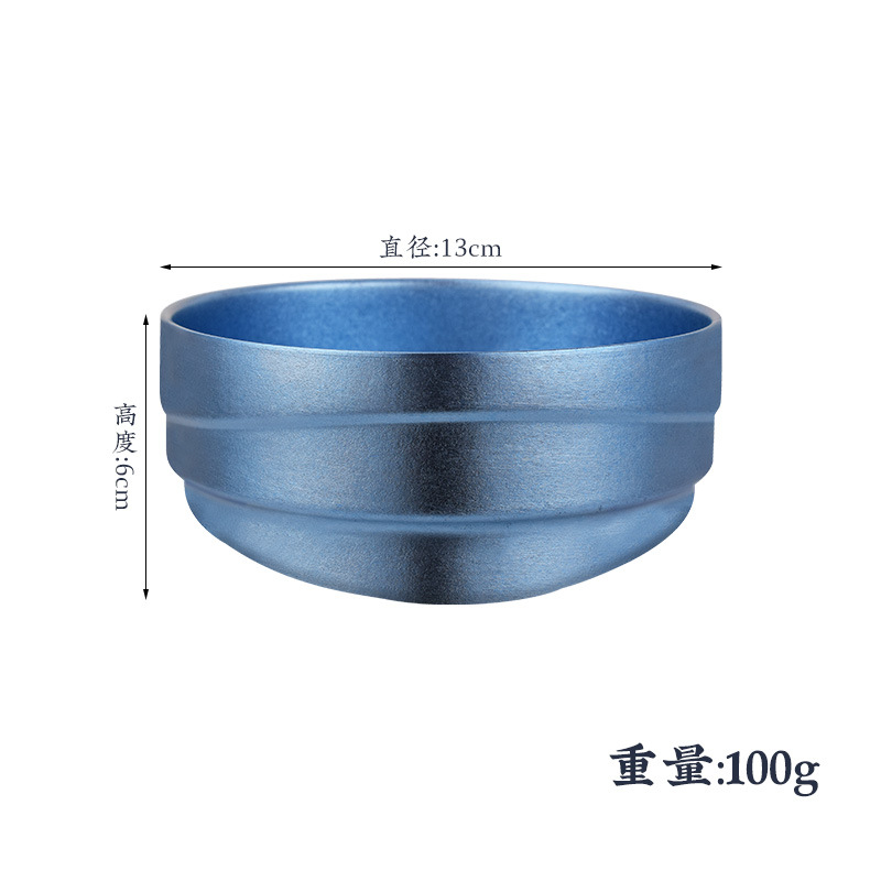 Fengyun 순수 티타늄 그릇-블루