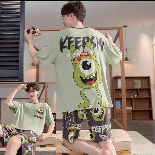 Modal Men's Pajamas Summer Thin Summer Wearing Loose Men's Home Clothes suit 2025 New
