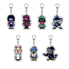 动漫游戏周边三角符文deltarune/Kris透明亚克力钥匙扣挂件现货