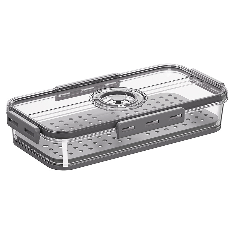 Refrigerador caja de almacenamiento plástico cocina organizador sincronización congelado PET sellado blanco transparente verduras y frutas