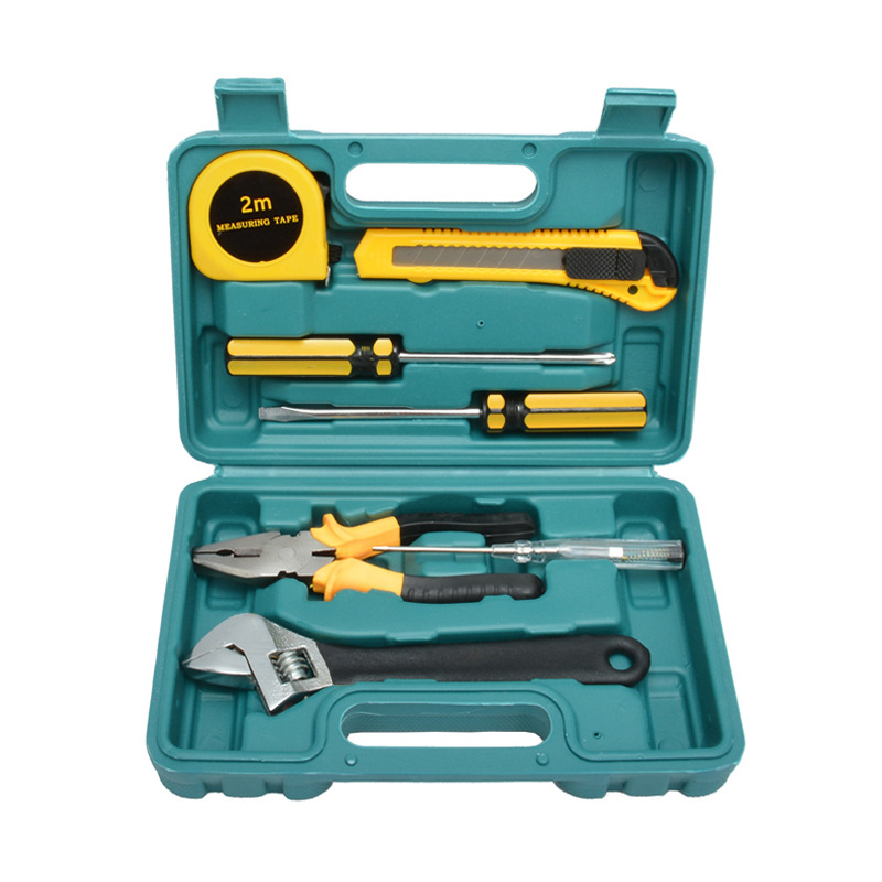 8件套车载维修工具包汽车应急工具箱组合套装随车工具箱五金8008