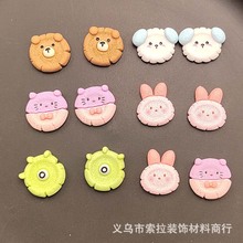 树脂手工发饰装水杯装饰贴片仿真食玩卡通饼干diy奶油胶饰品配件