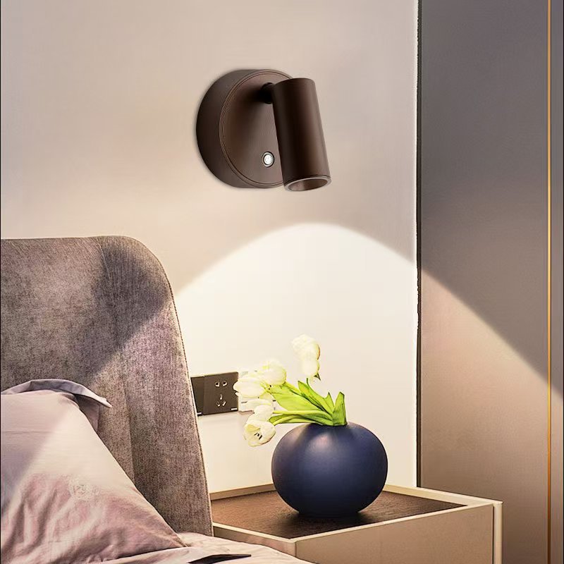 Luz de lectura sin clavos sin perforación lámpara de pared recargable lámpara de cabecera lámpara de pared del dormitorio sin cableado lámpara de pared del dormitorio principal iluminación