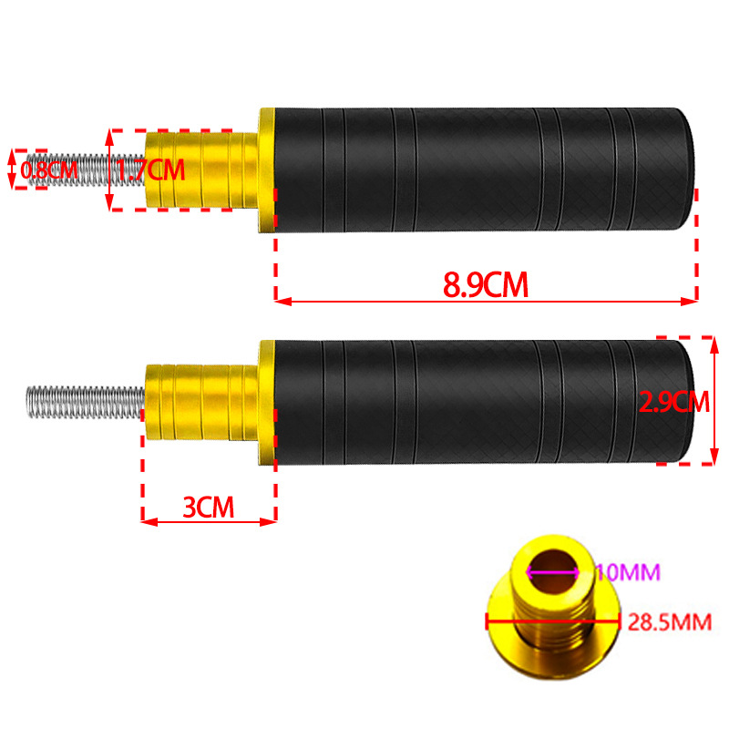 Motocicleta modificada coche eléctrico ternero U + B palo resistente a las caídas pedal alargado aplicable a la motocicleta Sudeste asiático productos transfronterizos
