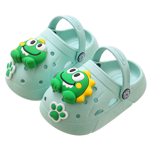 Factory Direct Sale - New Cute Cartoon Head Covered Hole-toe Slippers for Kids, Anti-slip and Anti-skid Baby Slippers