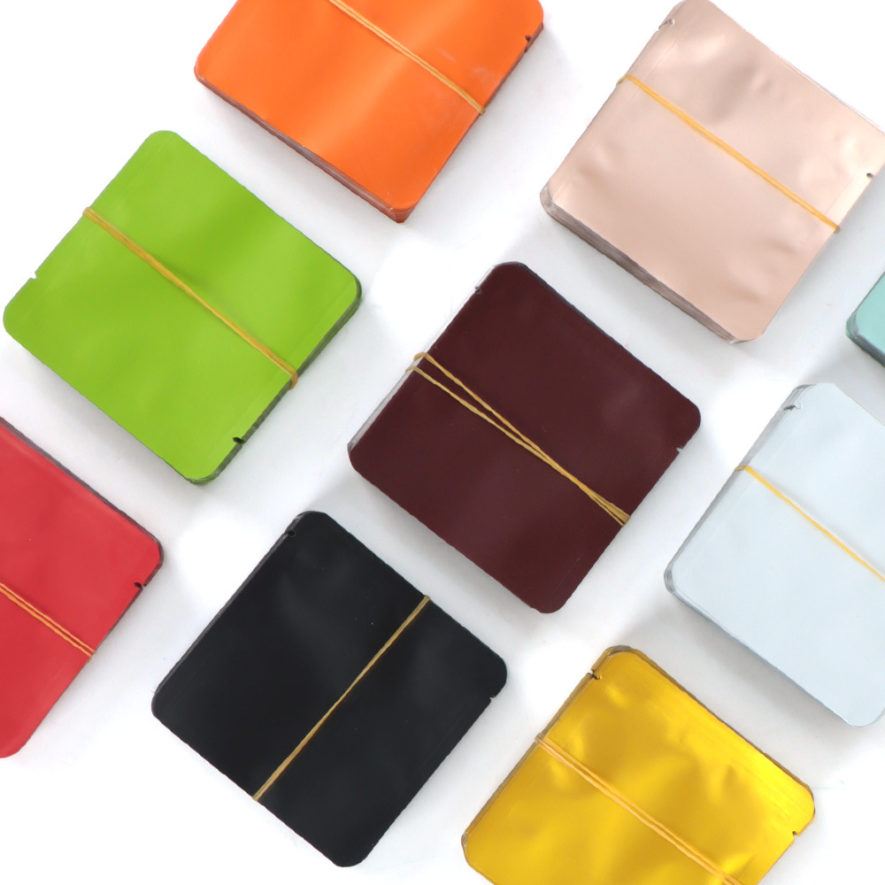 新品茶叶袋三边封饼干茶普洱茶福鼎白茶小茶饼包装袋食品铝箔袋