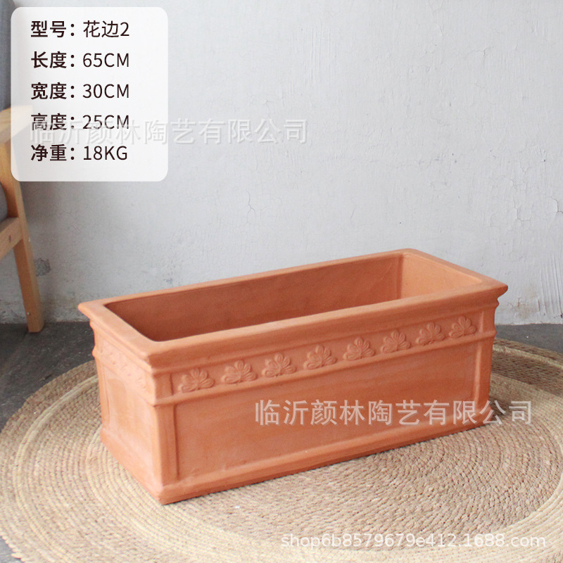 Caja de flores rectangular, canal de flores, gran maceta de flores, gran maceta de barra larga, gran maceta de barra, gran maceta de esquina, maceta rectangular, maceta de pared cercada