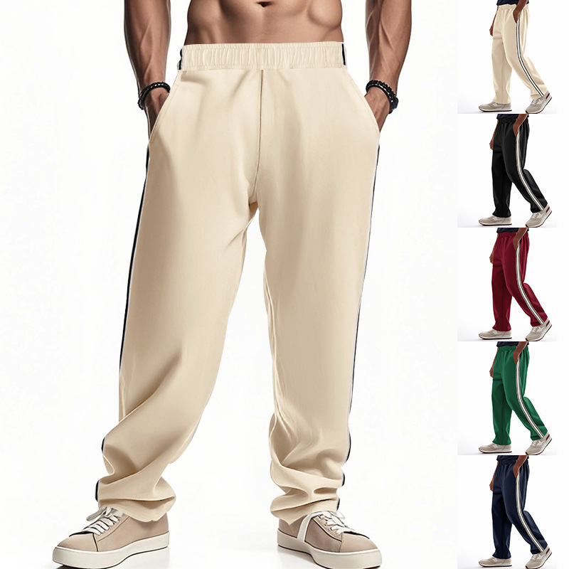 Cross-border Amazon Spring and Summer New American Hot Selling Thin Sports Leisure Simple Trend Loose Jogging Pants for Men Cross-border Amazon Spring and Summer New American Hot Selling Thin Sports Leisure Simple Trend Loose Jogging Pants for Men