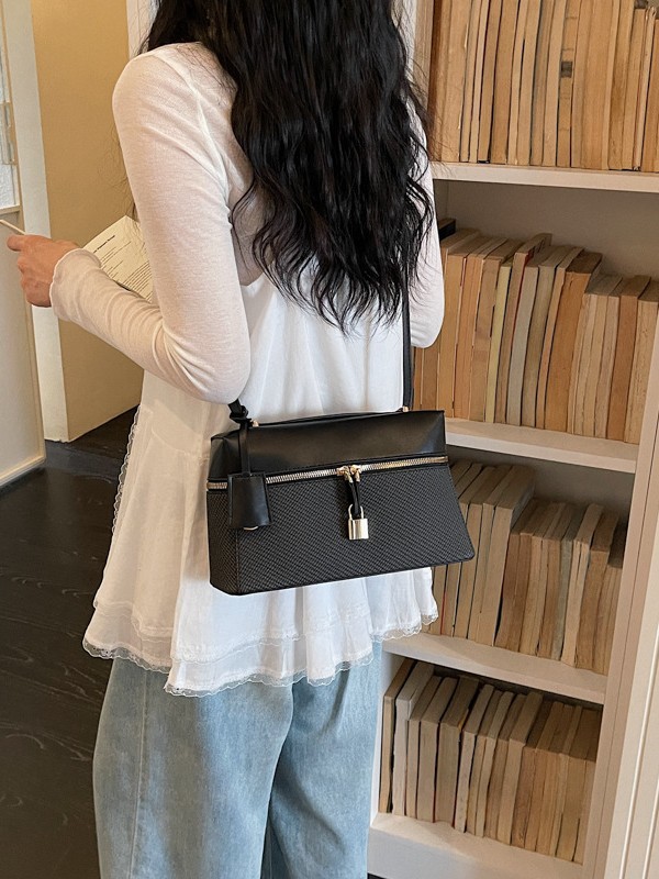 Bolso retro transfronterizo de alto nivel, bolso de moda de lujo ligero, bolso de almuerzo de hombro, bolso de caja universal