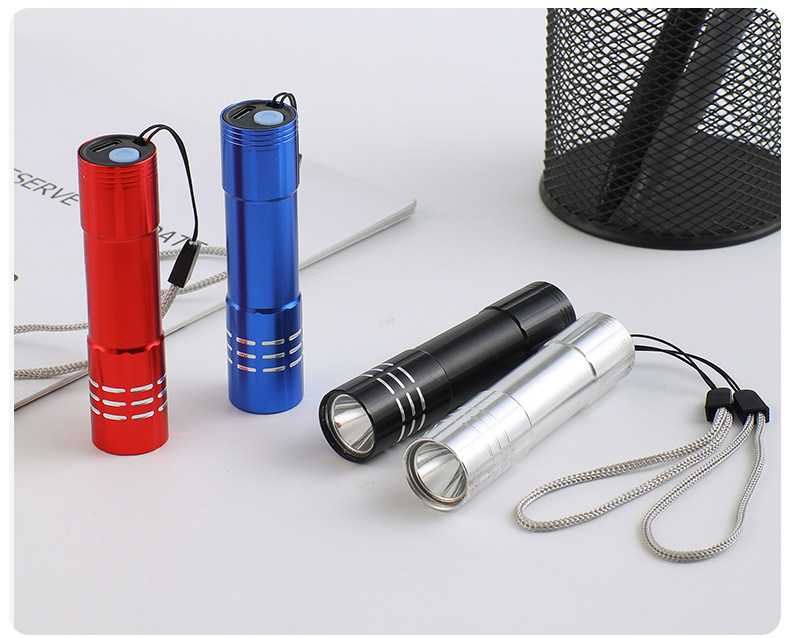 Mini Led Bulb Aluminum Alloy Light Strong Light Flashlight Rechargeable Mini Flashlight Small Flashlight Outdoor Flashlight