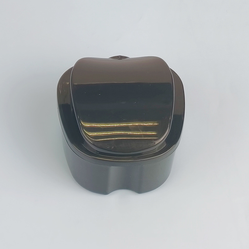 Caja de dientes dentados, caja de almacenamiento de dientes, caja de retención de aparatos dentados, caja de almacenamiento en forma de manzana, logotipo impreso image 5