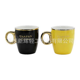 亮光釉异形马克杯支持定制图片logo广告促销礼品商务会议纪念杯