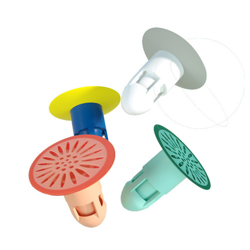 Toilet drain deodorizer, sewer antproof deodorizing cover, kitchen cockroach odor blocker, bathroom odor removal magic device