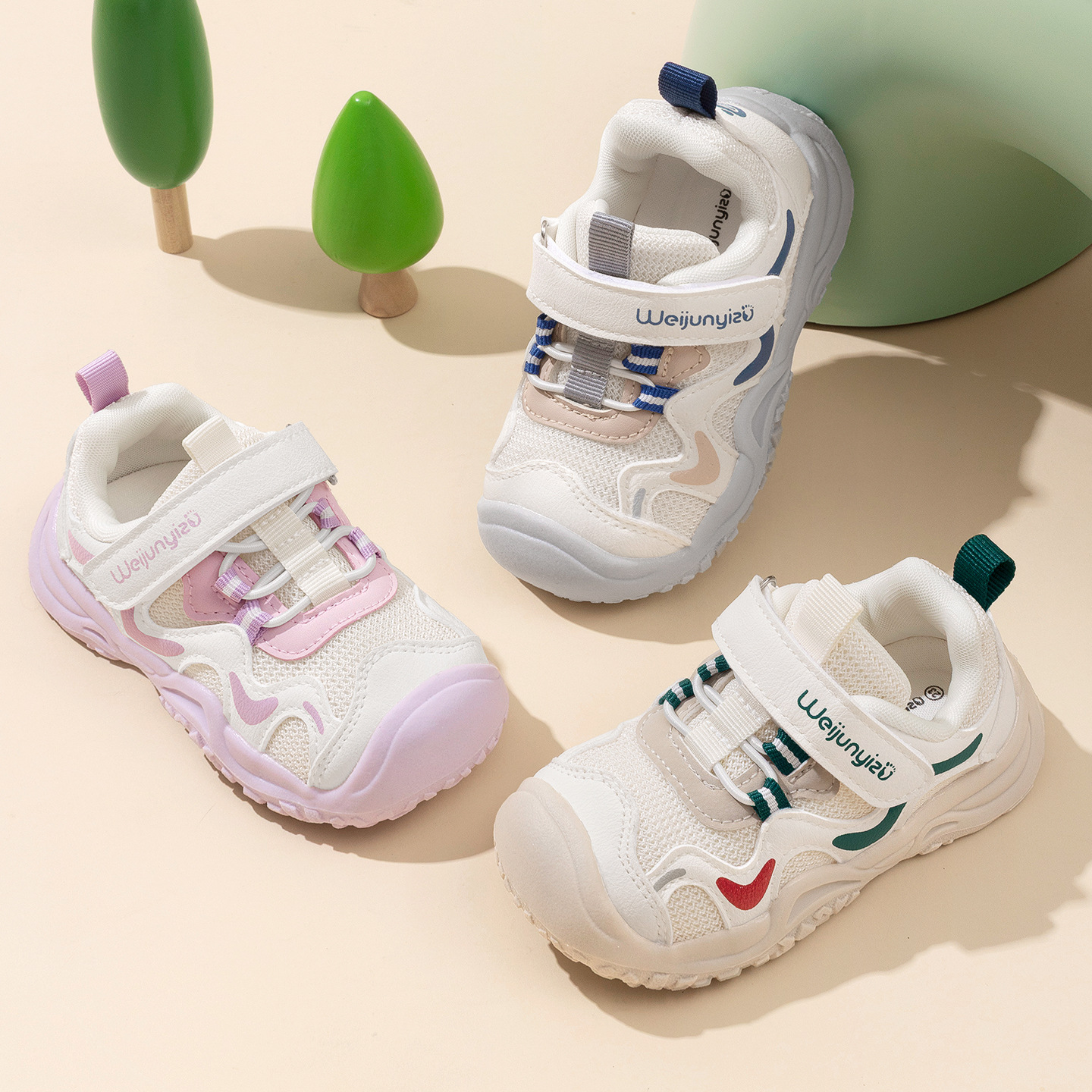 2025 New Spring and Autumn Toddler Shoes Baby Boys Sandals Non-Slip Soft Sole Baby Shoes Cotton Breathable Girls Shoes