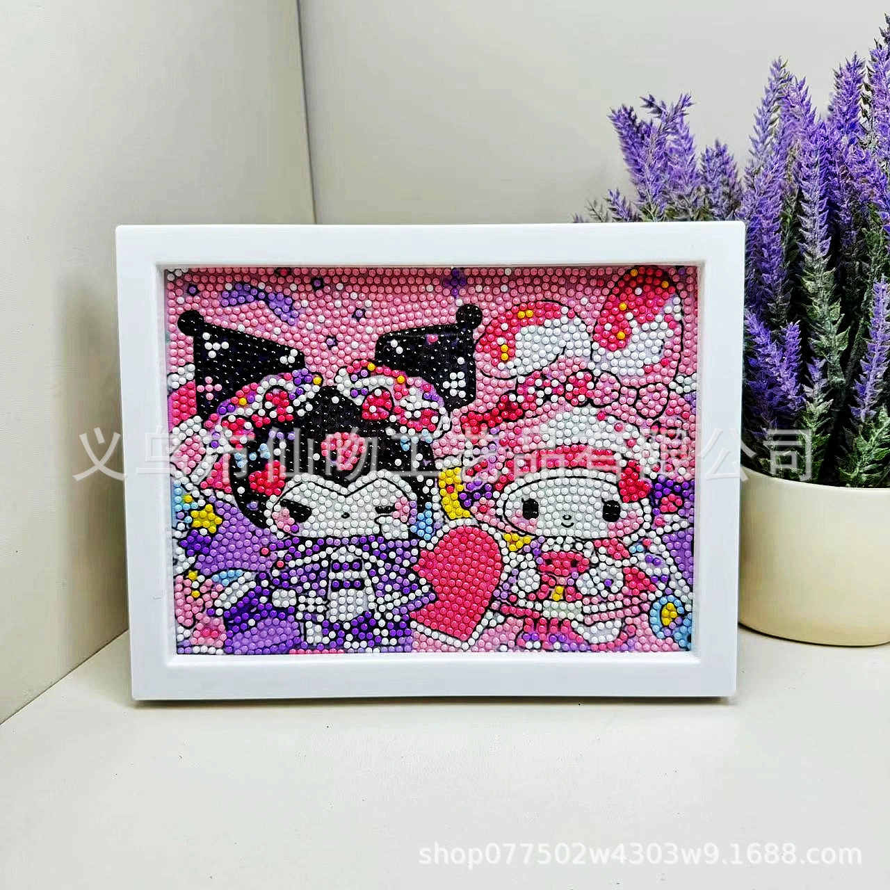 Набор для алмазной живописи Sanrio Kuromi, 17×22 см пластиковая рамка, набор для творчества DIY для детей
