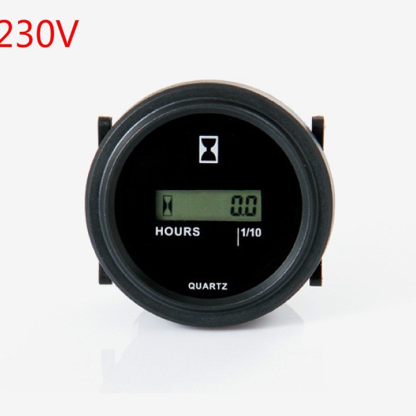 厂家直销 LCD 圆形发动机计时器，电子计时器  HM005 AC86-230V