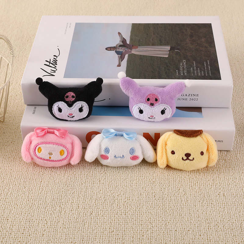 Cartoon plush jade dog melody hairband headdress accessories DIY Sanrio brooch clothing accessories accessories Cartoon plush jade dog melody hairband headdress accessories DIY Sanrio brooch clothing accessories accessories