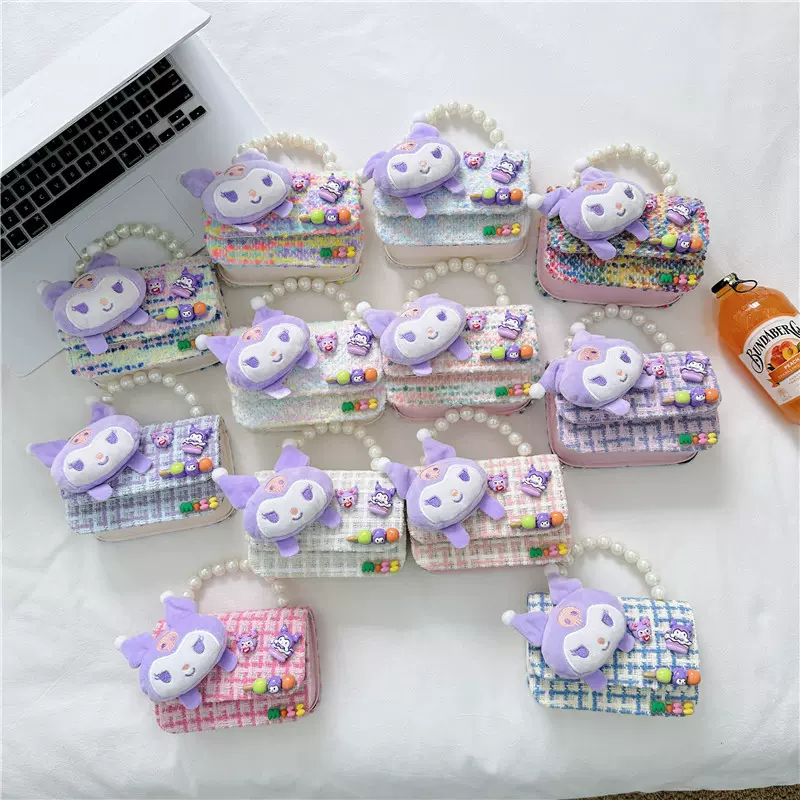 新款精致儿童包包洋气链条单肩斜挎包女潮流公主风手提小方包批发