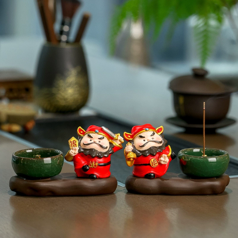 В китайском стиле бога богатства ладан ладан ладан ладан тарелка ладан