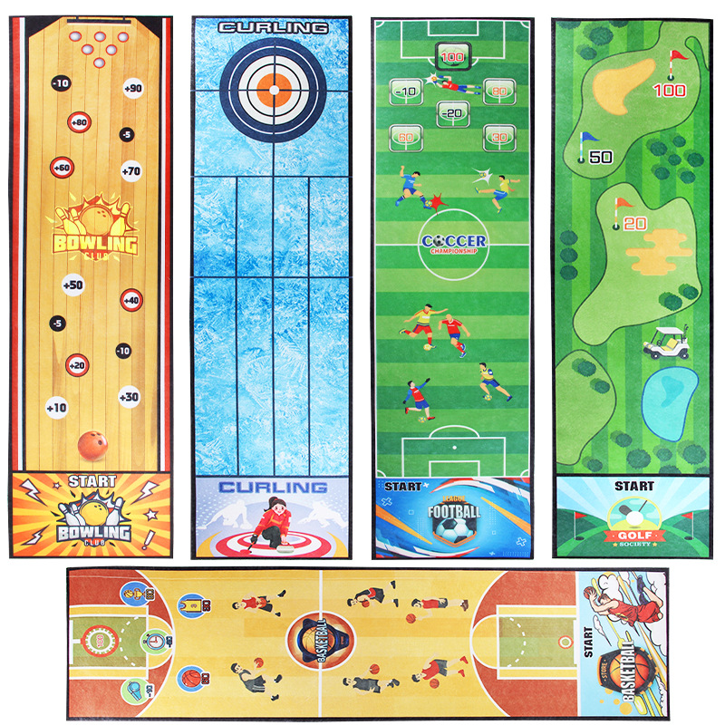 Manufacturers supply children's game bowling football golf game mat suit desktop indoor and outdoor leisure toys