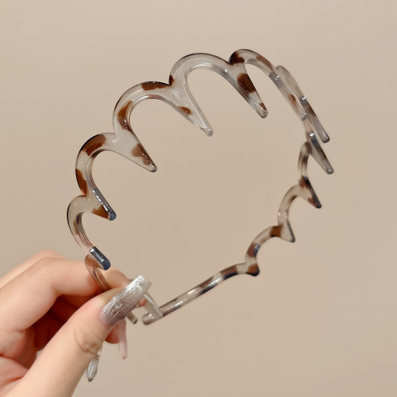 Doble uso para el acabado del cabello roto artefacto de gran onda de cabello nuevo aumento de la parte superior del cráneo, la cabeza de la cabeza de la tarjeta de cabello de mar adornamiento para el cabello