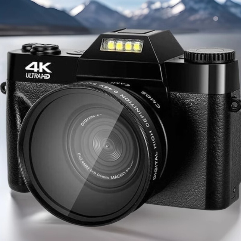 Cross-Border E-Commerce Product 4K Digital Camera Ultra-High Definition 48Mp 3.0 Flip Screen with Wide-Angle 4K Mirrorless Led