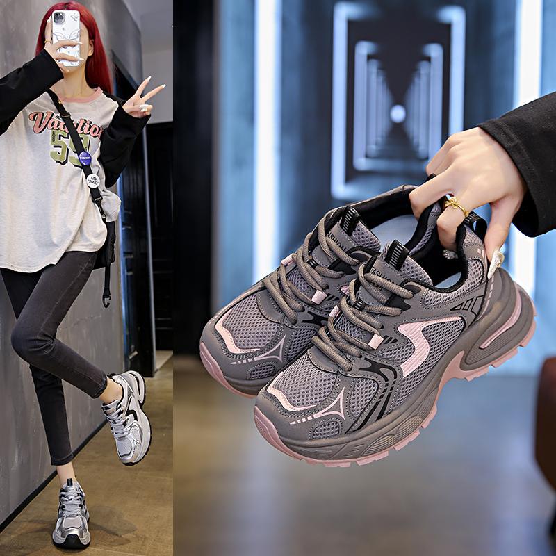 Ty001 Thick-Soled Dad Shoes Women's Popular Running Sneakers