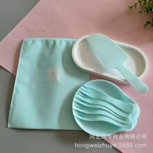 批发生日刀叉一次性生日用品蛋糕餐具派对烘焙水滴盘生日刀叉套装