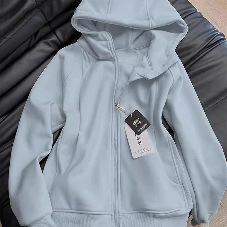 Осенний свитшот, весенняя короткая спортивная куртка, slim fit, городской стиль