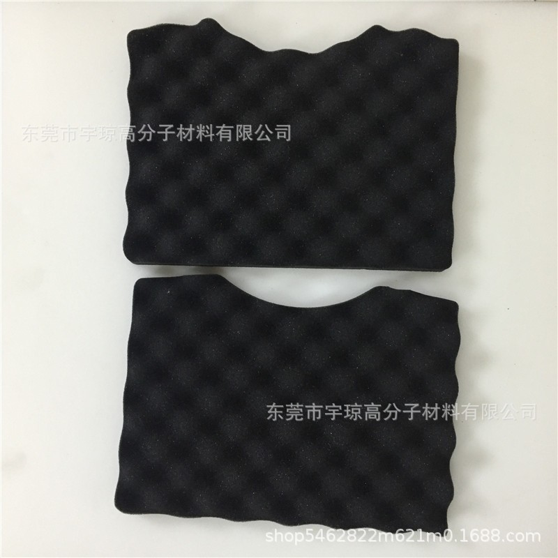 电子仪器耳机包装高密度包装海绵内衬鸡蛋棉内置防震波浪海绵